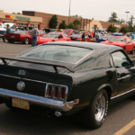 Back side of a Ford Mustang